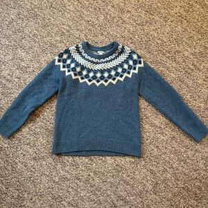 L.L. Bean Fair Isle Sweater